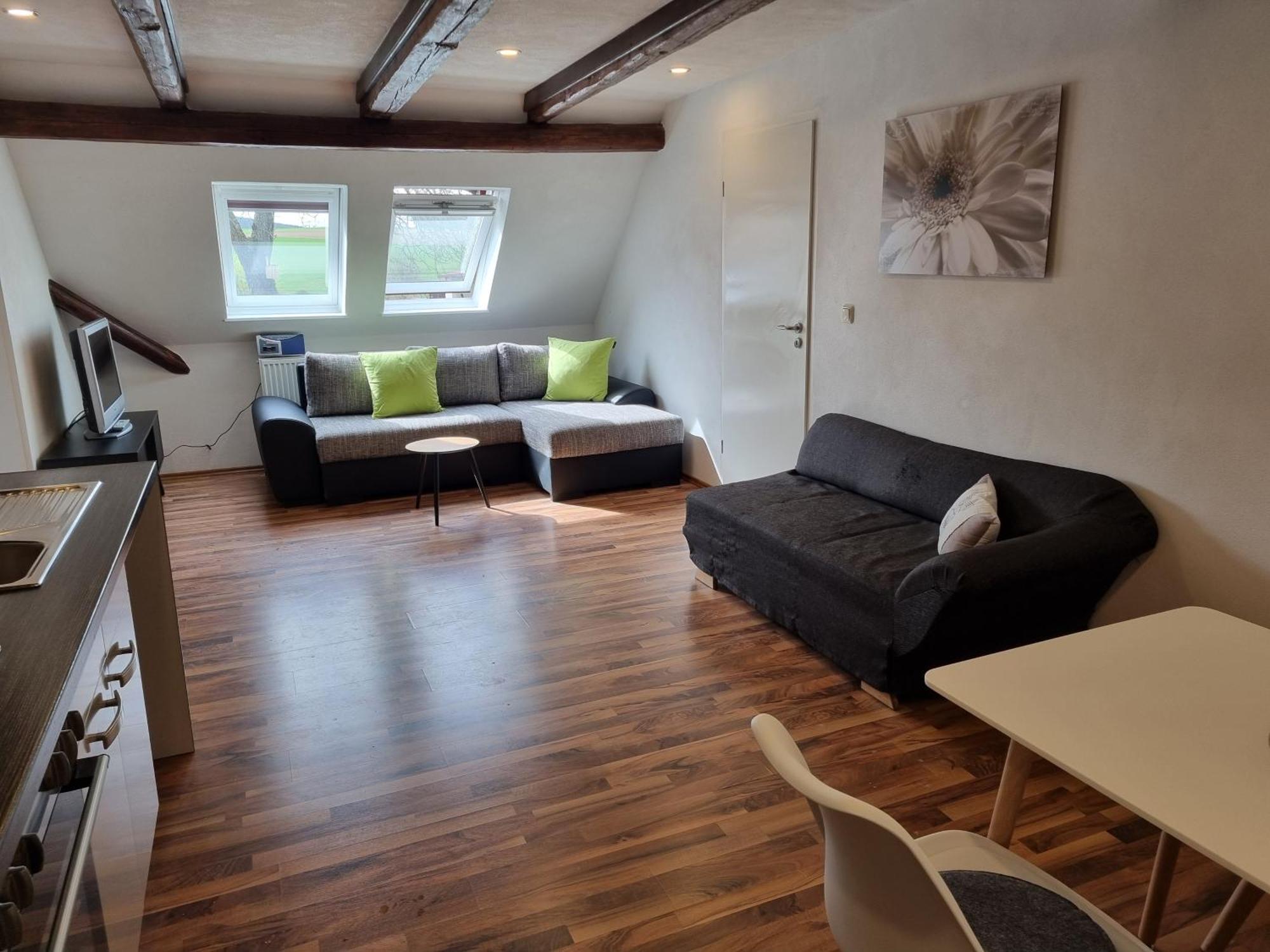 Ferienwohnung „Schau Ins Frankenland“ Burgpreppach Esterno foto