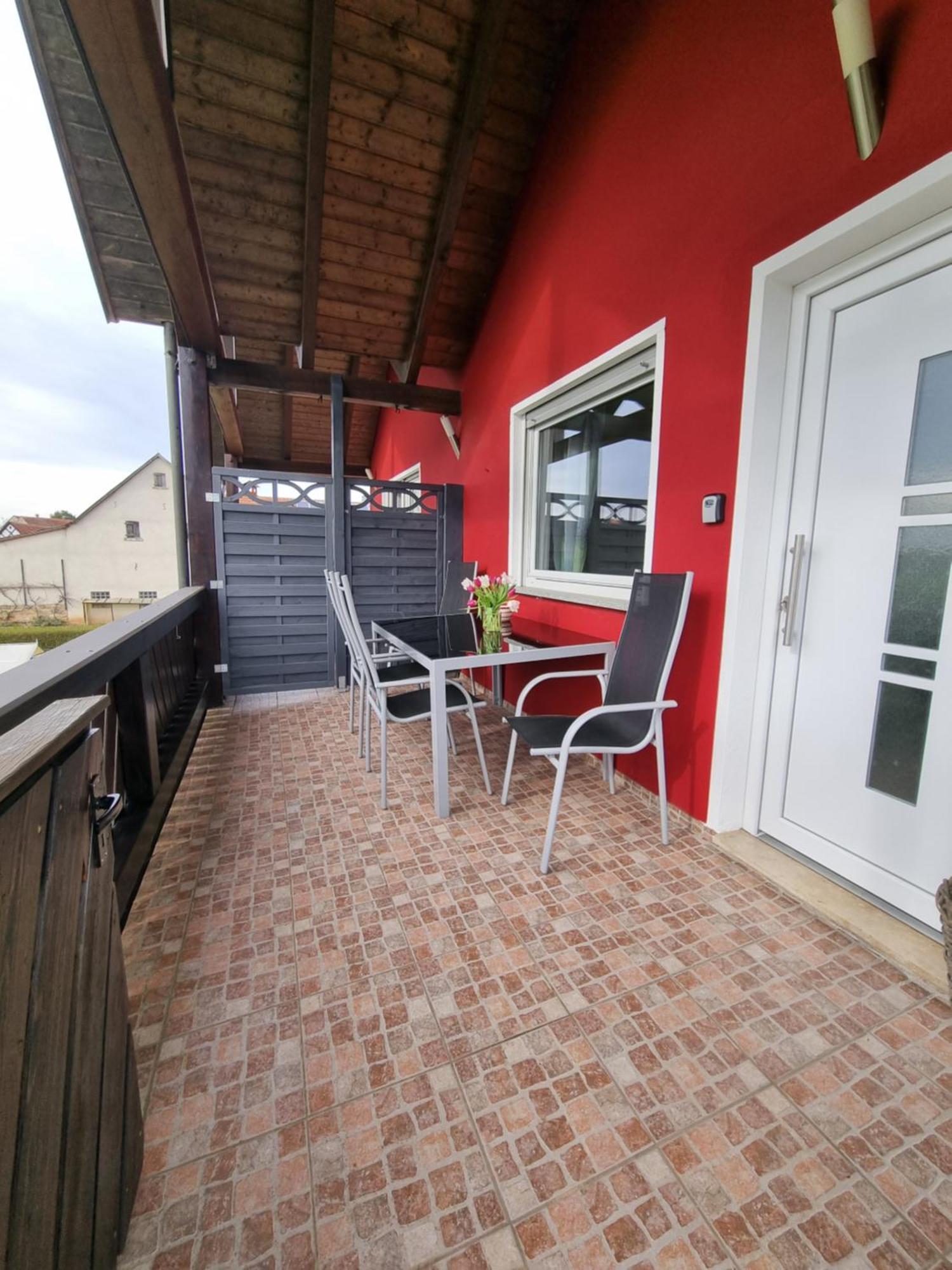 Ferienwohnung „Schau Ins Frankenland“ Burgpreppach Esterno foto